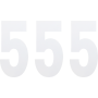 (image for) Standard Numbers - 6" White - No. 5