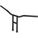 (image for) Biltwell Tyson Slotted 1" Handlebar - Black