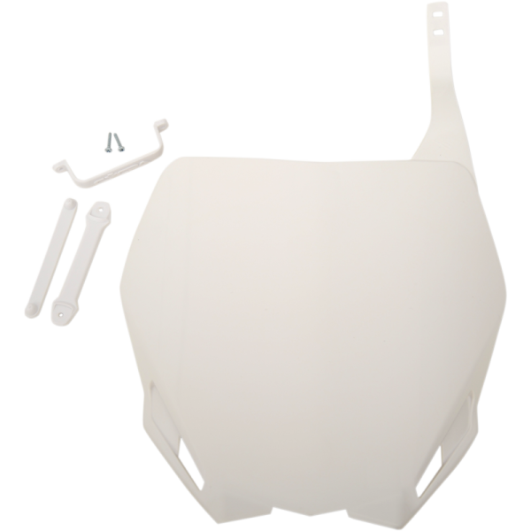 (image for) CYCRA Stadium Number Plate - White