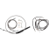 (image for) Stainless Steel Cable/Line Install Kit for 14" Gorilla Ape Hanger Bar