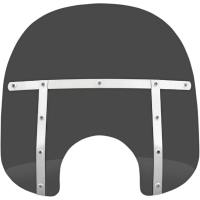 (image for) Memphis Fats 15" Dark Black Smoke (5-3/4" - 7" Cutout)