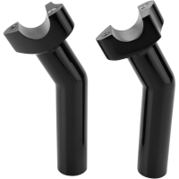 (image for) Drag Specialties Forged Aluminum Pullback Riser, Black, 5.5"