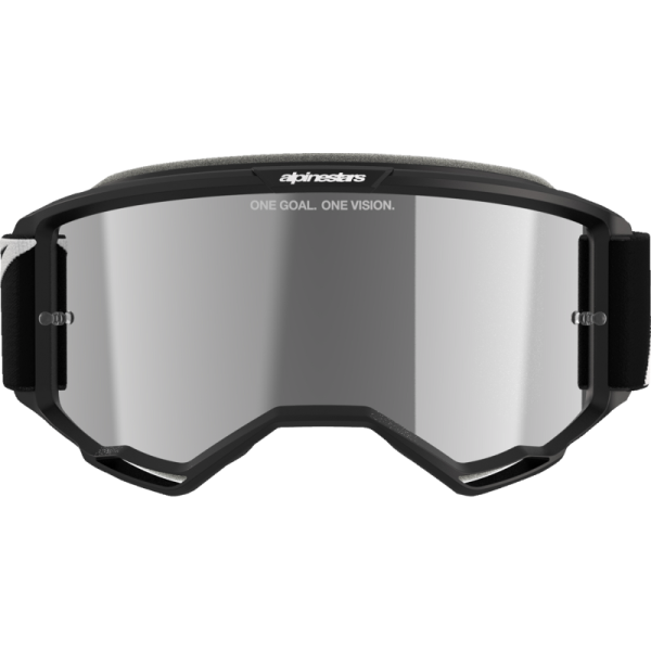 (image for) ALPINESTARS GOGGLES Alpinestars Vision 5 Goggle, Corp Black/Black with Mirror Silver Lens