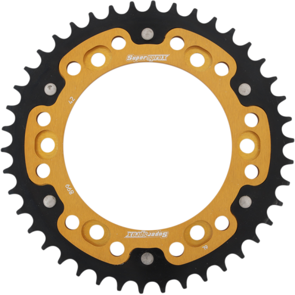 (image for) Supersprox 42T Stealth Rear Sprocket - Gold