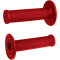 (image for) ODI Ruffian MX Single-Ply Grips - No-Waffle - Red