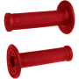 (image for) ODI Ruffian MX Single-Ply Grips - No-Waffle - Red
