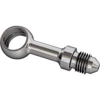 (image for) Polished Stainless Straight 7/16" Banjo Fitting