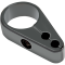 (image for) Throttle/Idle Cable Clamp Black Dual 1 1/4"