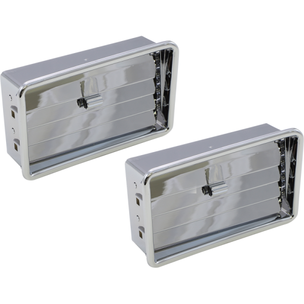 Show Chrome Upper and Lower Vents for Honda GL1800 Gold Wing 01-12