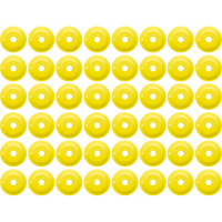 (image for) Round Grand Digger Support Plate - Hi-viz Yellow (48 Pk.)