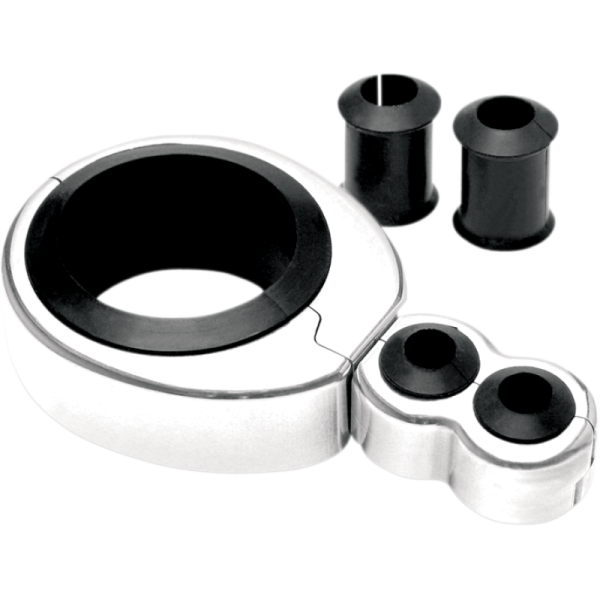 (image for) Motion Pro Dual Throttle/Clutch Cable Clamp, 1 1/4" to 1 1/2"