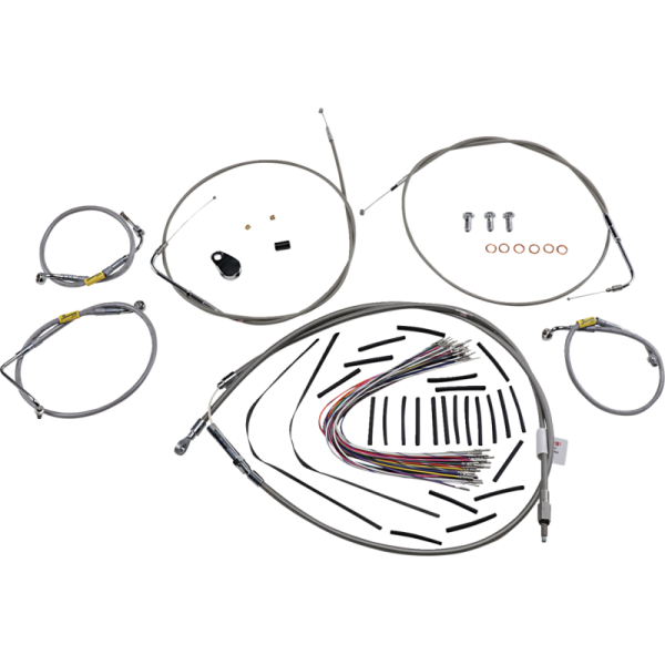 (image for) Ape Hanger Install Kit - Stainless Steel