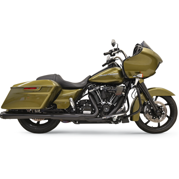 (image for) 4" Slip-On Megaphone Muffler Black