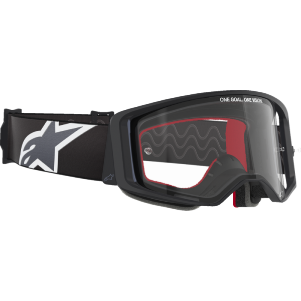 (image for) ALPINESTARS GOGGLES Alpinestars Supertech Goggle, Corp Black/Gray with Clear Lens