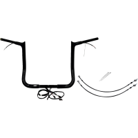 (image for) EZ Install Gloss Black 14" Pointed Top Handlebar Kit