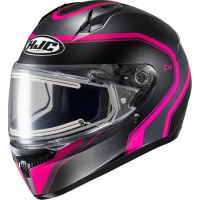 (image for) HJC C10 Youth Snow Helmet Elie, Semi-Flat Black/Pink, Size XXS
