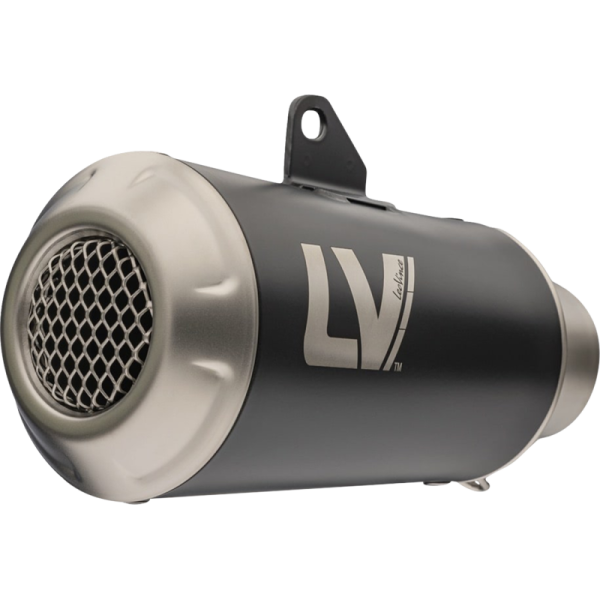(image for) LeoVince LV-10 Black Stainless Steel Slip-On Exhaust