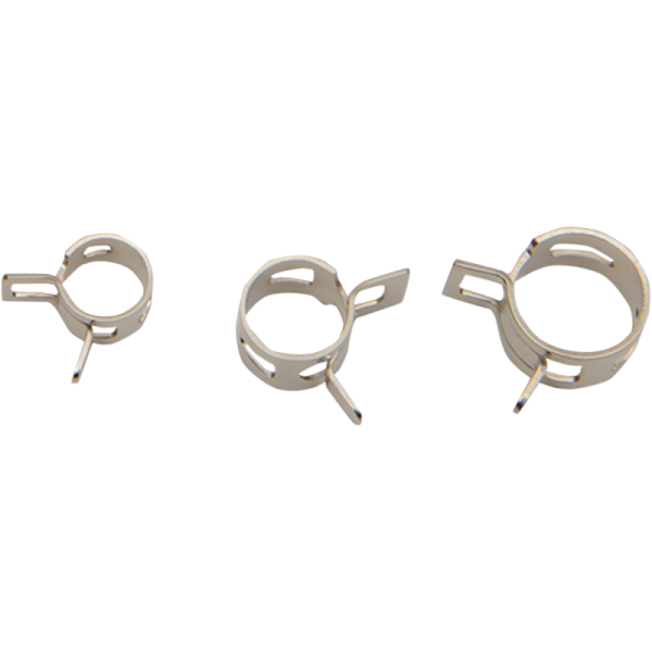 (image for) Drag Specialties Chrome Spring Clamps 100 pk.