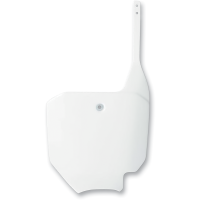 (image for) UFO Front Number Plate - White