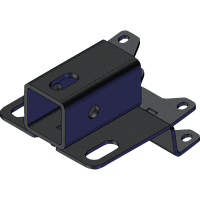 (image for) Front 2" Hitch Receiver for Honda TRX250TM Recon 02-09, 11-14, 16-22