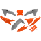 (image for) Complete Body Kit - Gray/orange