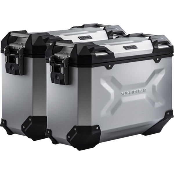 (image for) SW-MOTECH TRAX ADV Side Case Set - 37/37 L, Silver