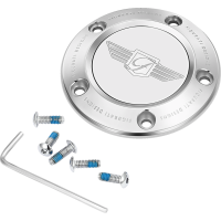 (image for) Timing Cover Mirror polished w/ Figurati Designs logo