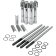 (image for) S&S Adjustable Pushrod Kit with Chrome Covers