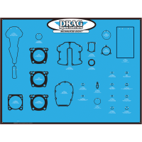 (image for) Drag Specialties Gasket, Seal and O-Ring Display Board