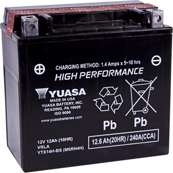 (image for) Yuasa High-Performance AGM Battery YTX14H-BS
