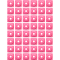 (image for) Square Digger Support Plate, Pink (48 Pk.)