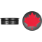 (image for) Swingarm Pivot Cover - Black w/ red maple leaf