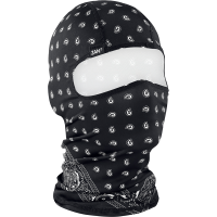 (image for) Zan Headgear Polyester Balaclava - Black Paisley