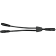 (image for) Gears Gen-X Male Coax to Two Female Coax Splitter