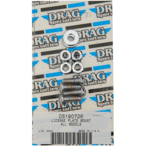 (image for) Drag Specialties License Plate Mount Bolt Set