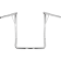(image for) Chrome 1 1/4" Louie B Handlebars - 19" Rise