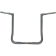 (image for) 1 1/4" EZ Install Flat Top Handlebars - Chrome, 16" Rise
