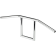 (image for) Biltwell Window Slotted 1" Handlebar - Chrome
