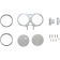 (image for) Dual Gauge Mount - Chrome