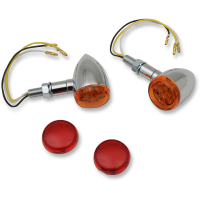 (image for) Chrome LED Mini Deuce Light White/Red/Amber