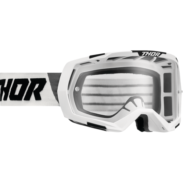 (image for) Thor Regiment Goggles - White/Black (Clear Lens)