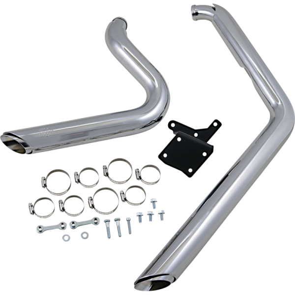 (image for) Vance & Hines Shortshots Staggered Exhaust System Chrome