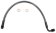 (image for) Black Pearl Upper Brake Line, 18", 10mm/90° Banjo
