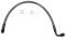 (image for) Black Pearl Upper Brake Line, 18", 10mm/90° Banjo