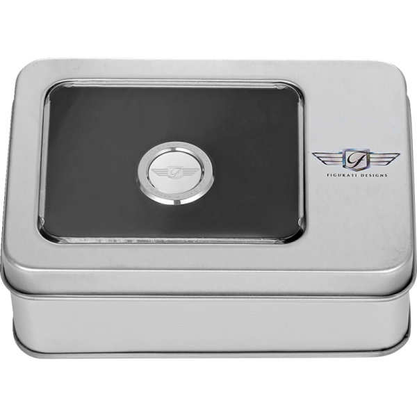 (image for) Heel-Toe Shifter Cover Mirror w/ Figurati Designs Logo