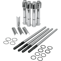 (image for) Adjustable Pushrod Kit w/ Chrome Covers