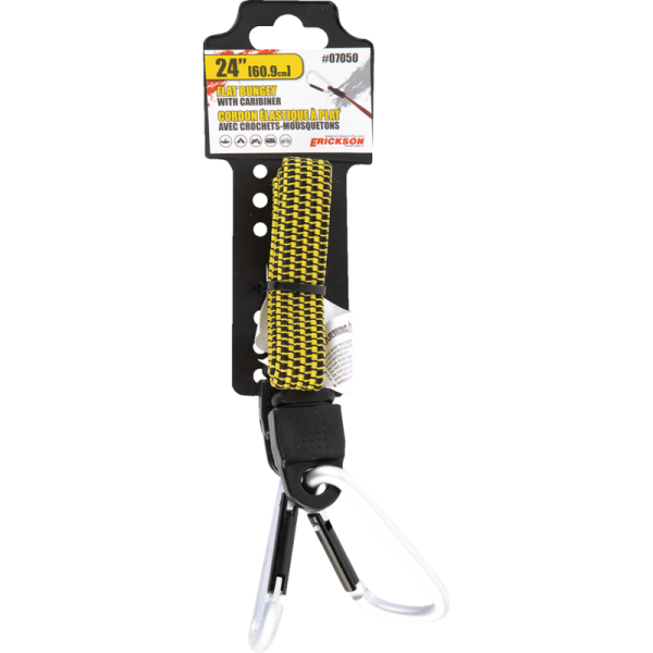 (image for) Erickson 24" Flat Bungee with Carabiner