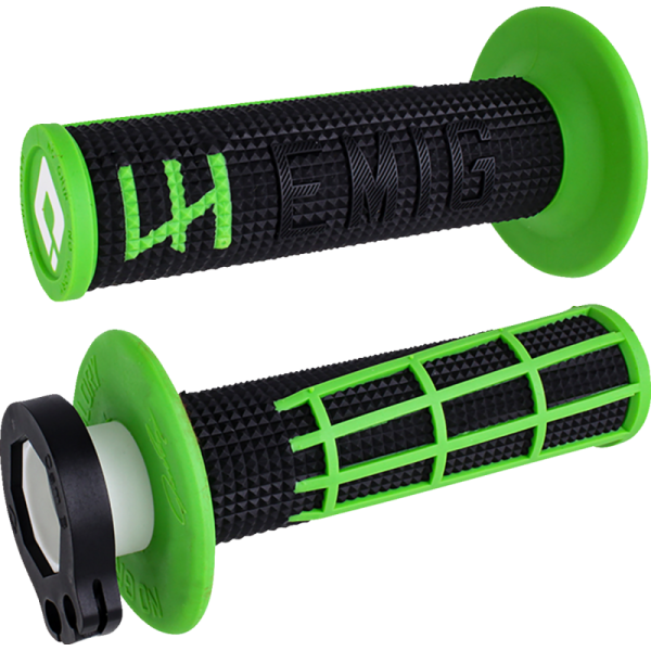 (image for) ODI EMIG 2.0 V2 Lock-On Grips - Black/green
