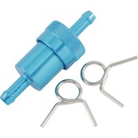 (image for) EMGO Anodized Aluminum Fuel Filter - 5/16" Blue