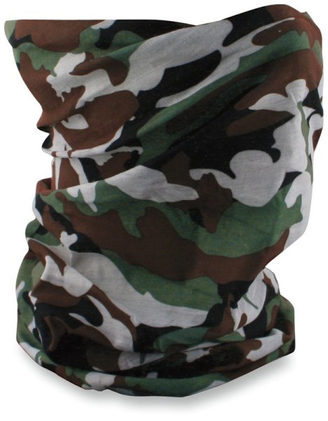 (image for) Zan Headgear Polyester Motley Tube - Woodland camo